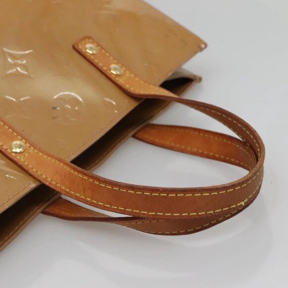 LOUIS VUITTON Monogram Vernis Reade PM Hand Bag Noisette M91334 LV Auth 134756 - Picture 8 of 16